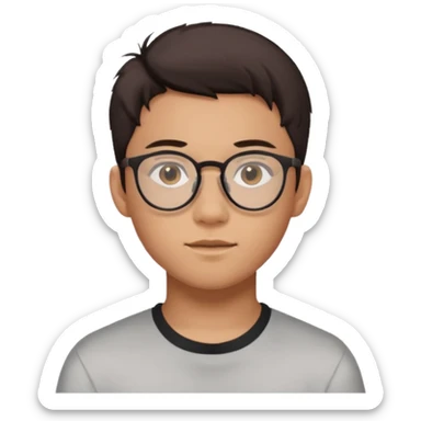 Makena 19 years old boy he’s asian and he wearing a glass he has a dark brown hair and brown eyes he has long but not very long hair maybe he has Undercut sticker