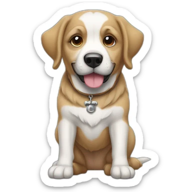 Perro pastor alemán sticker