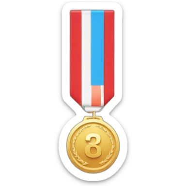 4th place medal sticker