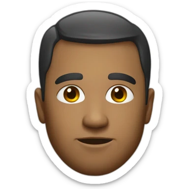 Big head from silicon valley sticker