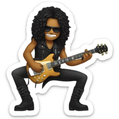 multiverse slash playing guitar sticker