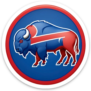 Buffalo bills logo sticker