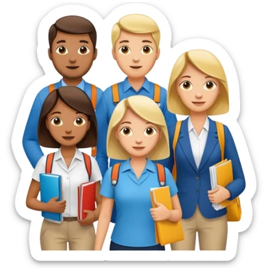 create an emoji to represent foot traffic (at a tradeshow) sticker