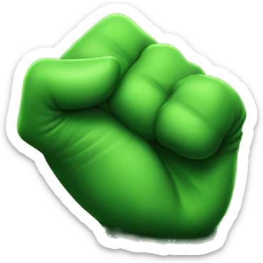 The green fist


 sticker