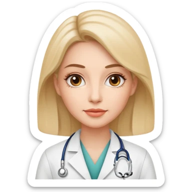 doctora de medicina estética sticker