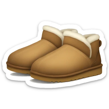 Ugg slippers sticker