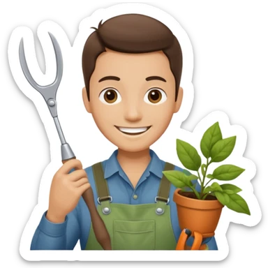 GARDENER WITH SESORS sticker