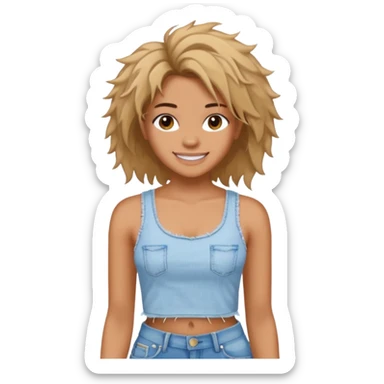 Embreigh Courtney looking ugly but also slaying it sticker