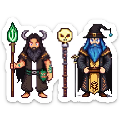 Sukuna from Jujutsu Kaisen versus a wizard sticker