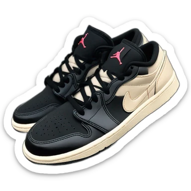Air Jordan 1 Low SP Travis Scott Black Phantom sticker