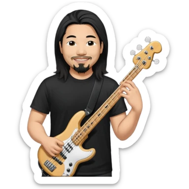 Chi Cheng (1970-2013) bassist of Deftones sticker