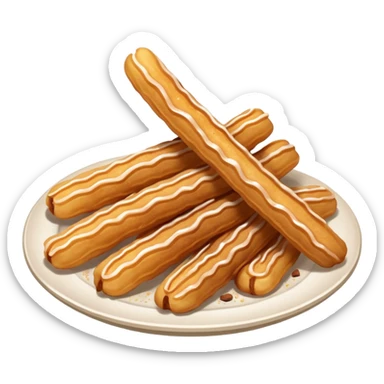 THE CHURROS MAKE IT BLACK sticker