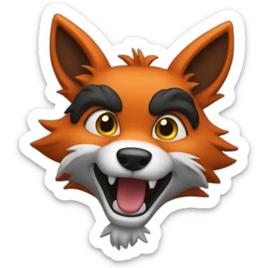 Foxy the pirates sticker