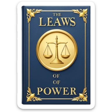48 laws of power book cover sticker