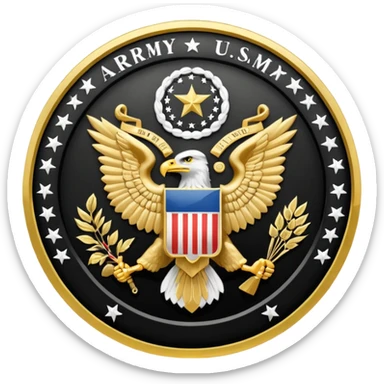 US Army logo  sticker