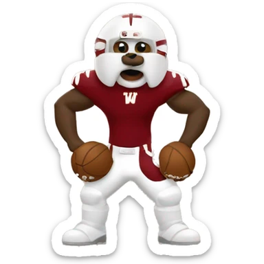 Washington State University butch T Coug sticker