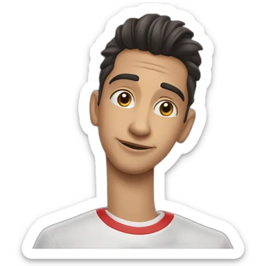 chico moreno lindo con mucho flow 16 años mewink sticker