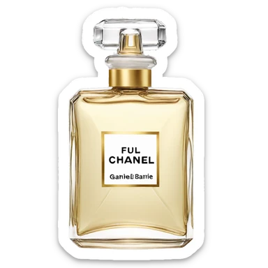full chanel gabrielle perfume bottle sticker