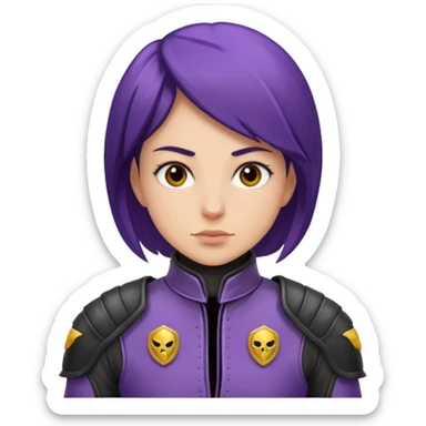 Violet Sorengil from the book The Fourth Wing, Traces of a Fighting Ashjad sticker