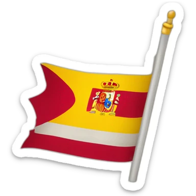 Bandera republicana española rojo amarillo lila sticker