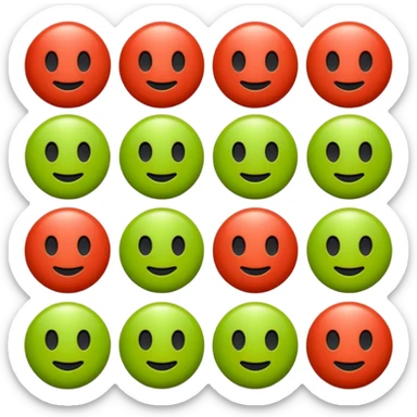 We need to make branded emojis for the NEuron dance studio. The coprative colors are acid green, xylot red coral, and black. sticker