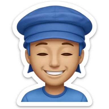 👌😁🧢 Combine these emojis and please, no body, just the head. sticker