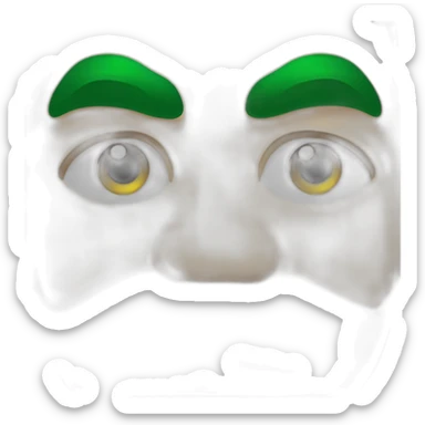 Drunk irish rugby player with bloodshot eyes sticker