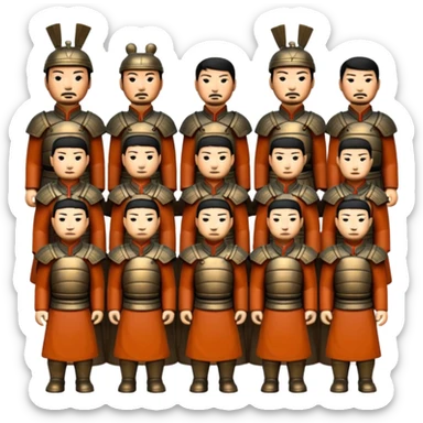Terracotta Army sticker