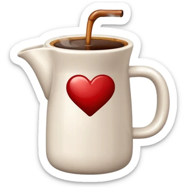 Cup of coffee white in a bottle white sticker