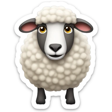 Sheep watching netflix  sticker