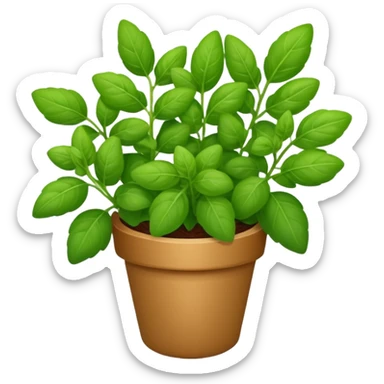 oregano herb bouquet sticker