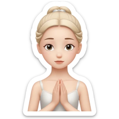 White Suit – Dreamy
 Young ballerina in white outfit, eyes half-closed, peaceful dreamy mood.

















































 sticker