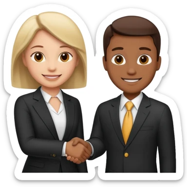 67 handshake sticker