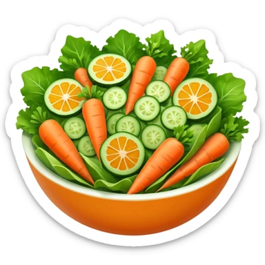 Salad with no tomatoes sticker