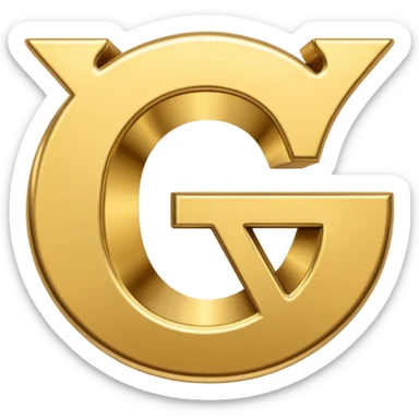 simbolo da terapia ocupacional (a letra “T” e a letra “O” juntas com esse simbolo junto “ ☤” sticker