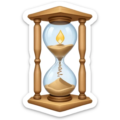 . The "Sandglass" (Finite Deep Work) sticker
