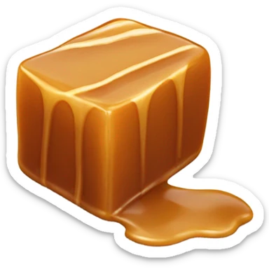 Caramel toffee  sticker