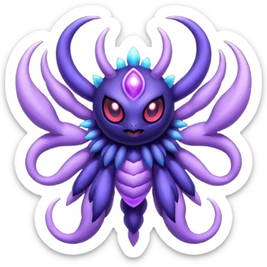 Venonat-Yveltal-Lunala-Fakémon-hybrid-creature (full body)  sticker