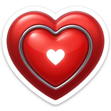 heart pules tech sticker