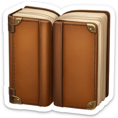 BOOKS BROWN degrade aesthetic  sticker