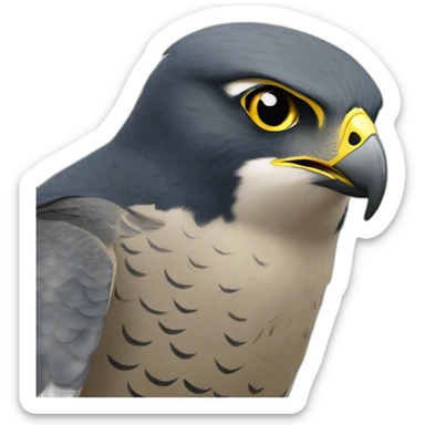 Peregrine took sticker