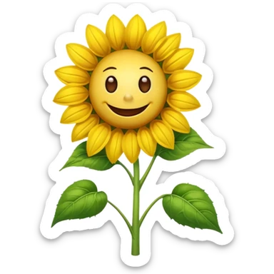 a exact  picture of the sunflower from Plants vs. Zombies sticker