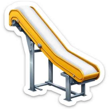 Conveyor transporting sugar sticker
