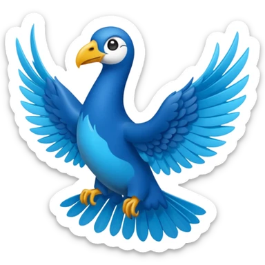 DOĞU TÜRKİSTAN BAYRAĞI (İNSANSIZ) AY VE YILDIZ MAVİ BAYRAK sticker