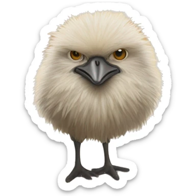 Autruche la tête dans le sable sticker