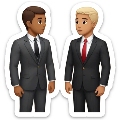 United States vs United Kingdom sticker