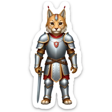 Lynx crusader  sticker