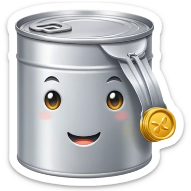 a can of cod sticker