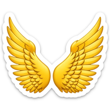 Wing left and right sticker