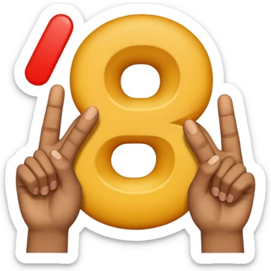 replace the ice cream with the numbers 6 and 7 holding his hands doing this emoji 🫴 and the left is the same emoji but flipped sideways then make the emojis 6️⃣7️⃣ go in each so six gos in the left hand and seven goes in the right hand now make the last picture have a 7 in the right hand sticker